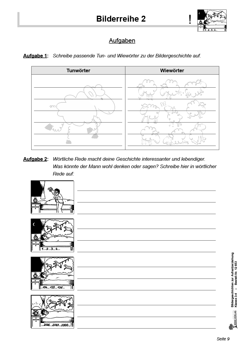 Bildergeschichten zur Aufsatzerziehung / Klasse 3-4