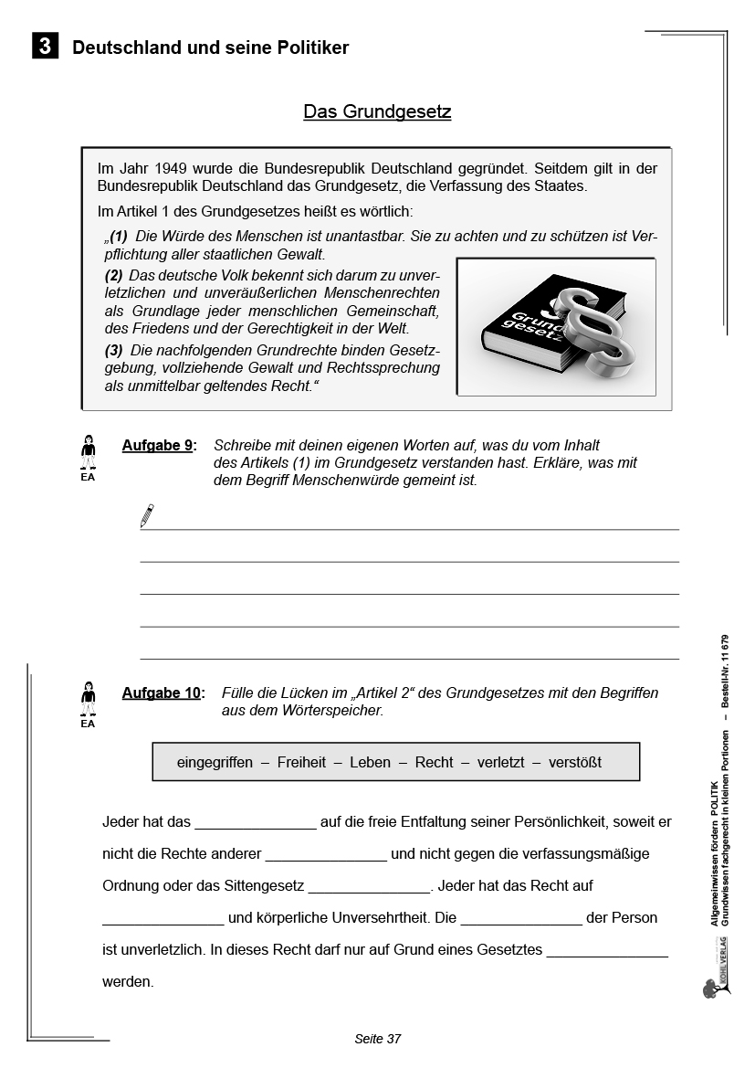 Allgemeinwissen fördern POLITIK