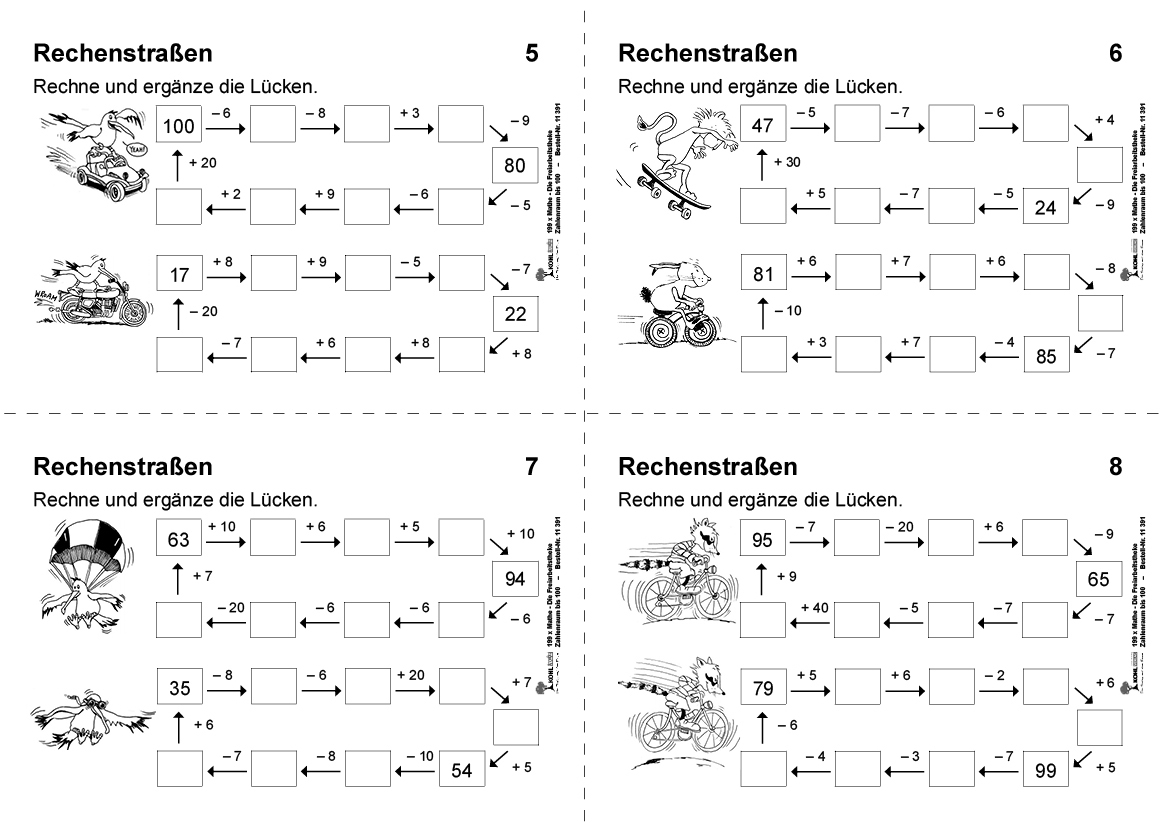 199x Mathe - Die Freiarbeitstheke - Zahlenraum bis 100