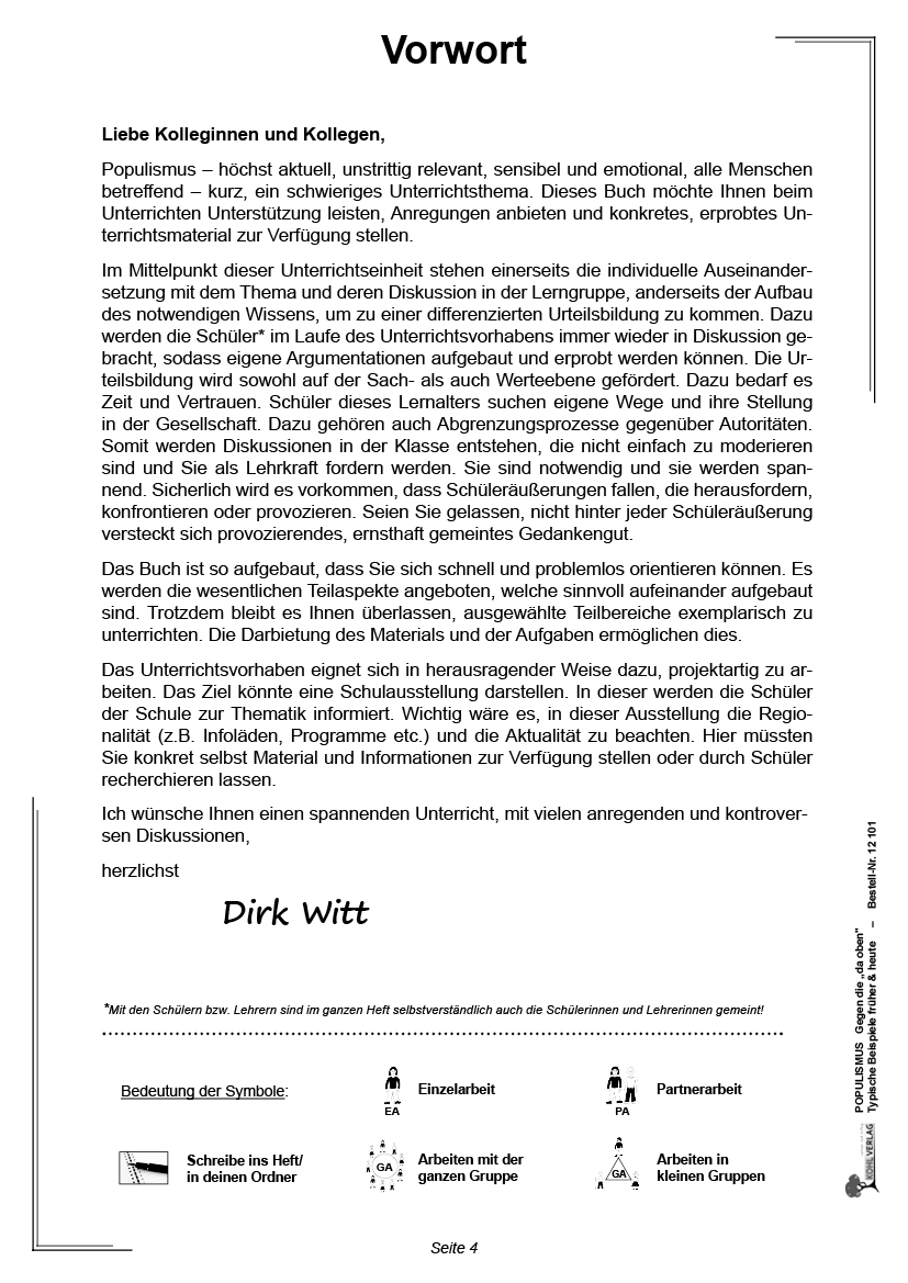 Populismus - Gegen die "da oben"