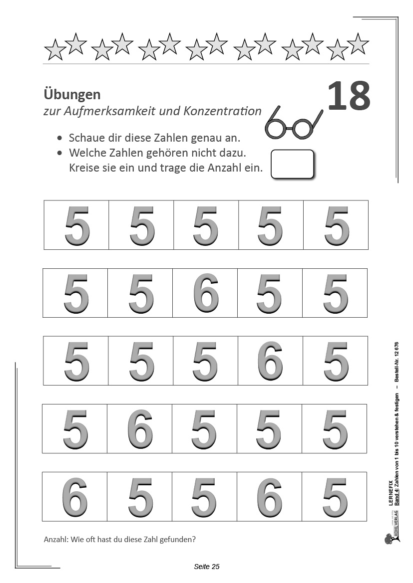 Lernefix / Band 4: Zahlen von 1 bis 10 verstehen & festigen