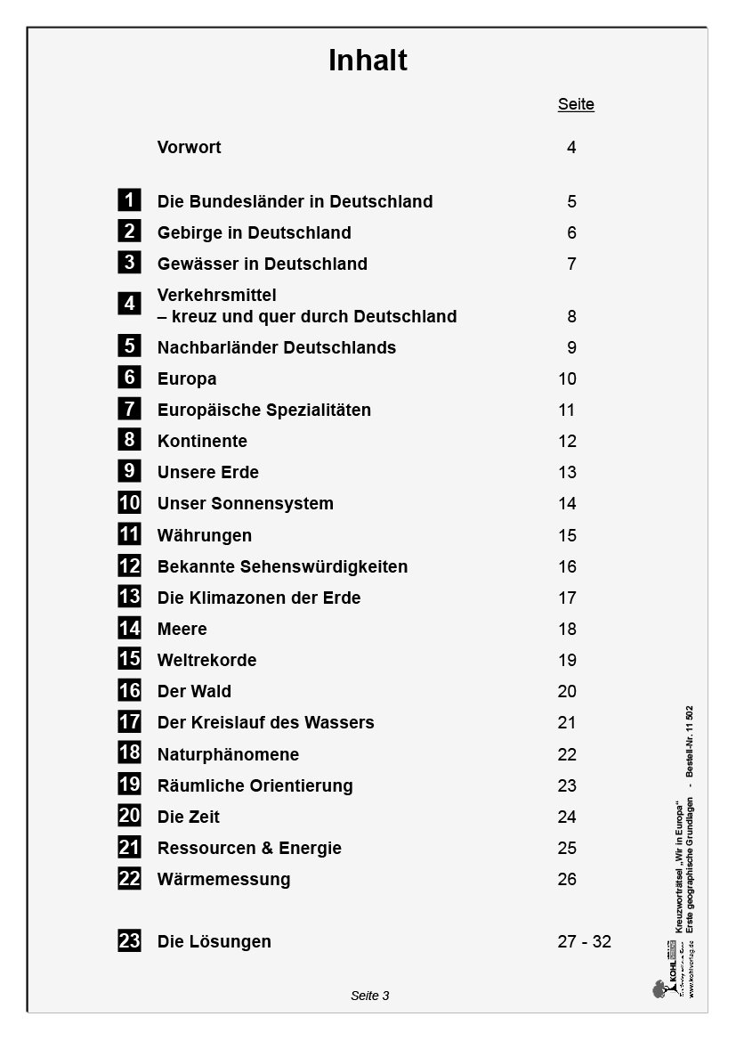 Kreuzworträtsel Wir in Europa