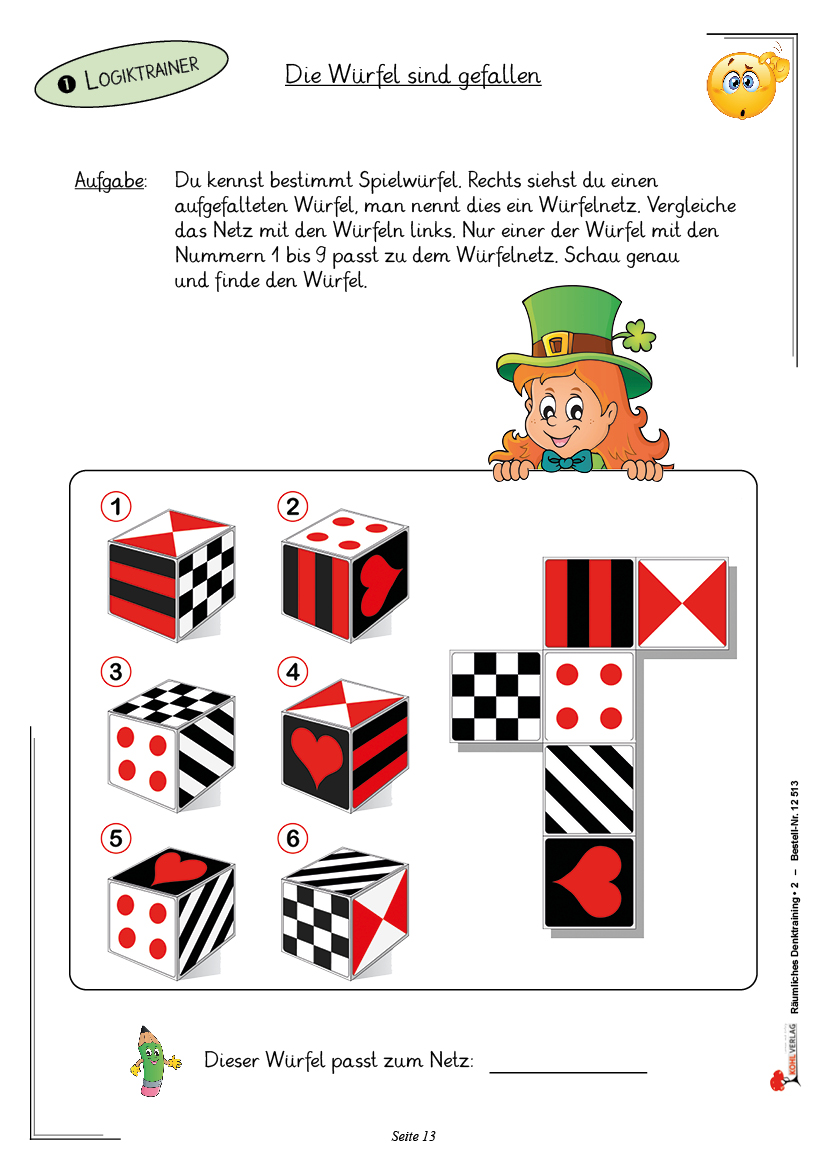 Räumliches Denktraining II  -  Visuelle Wahrnehmungsschule