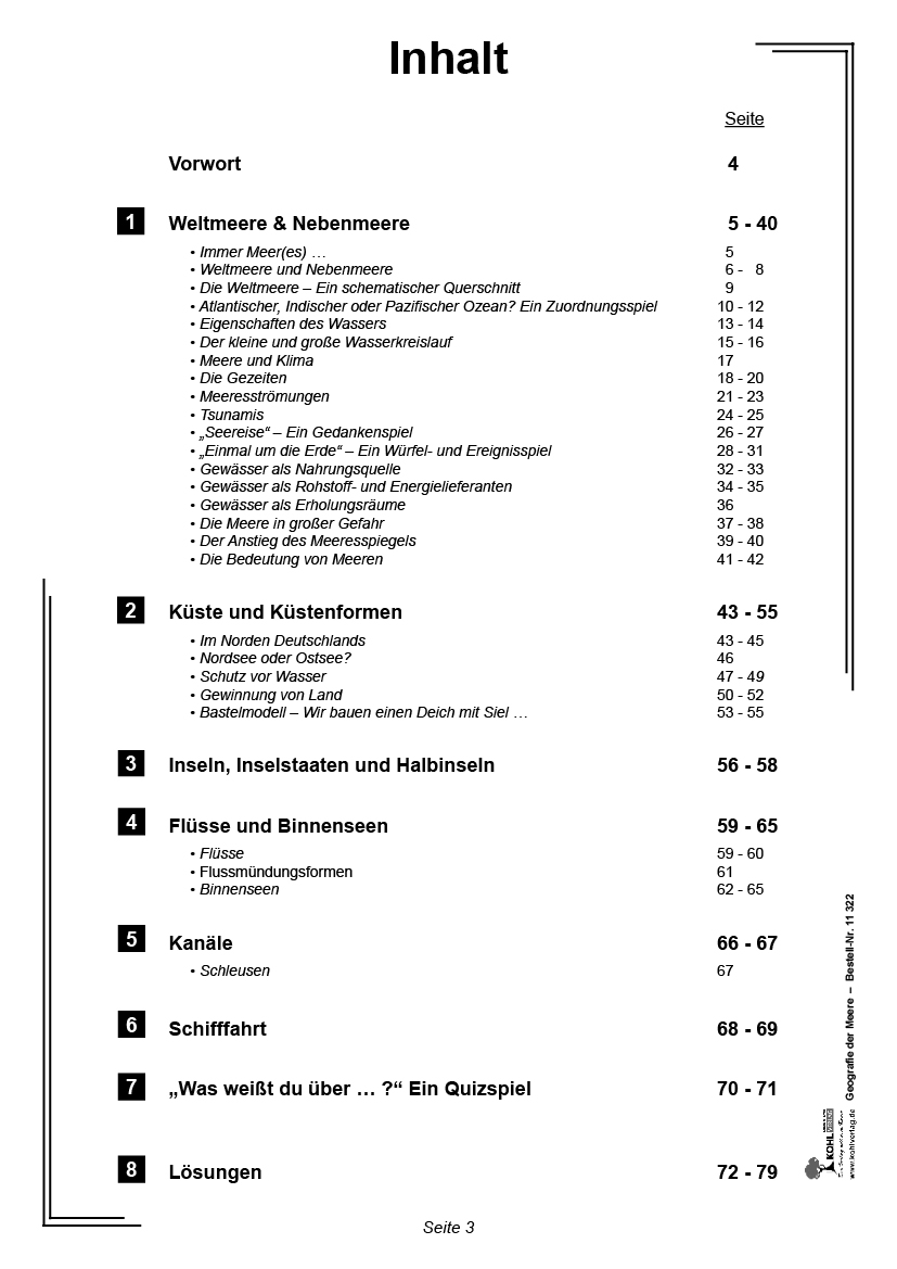 Geografie der Meere