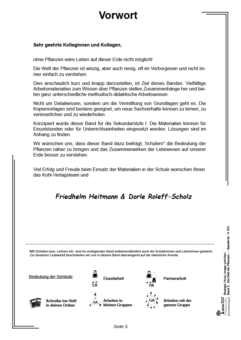 Biologie - Grundwissen kurz, knapp und klar II
