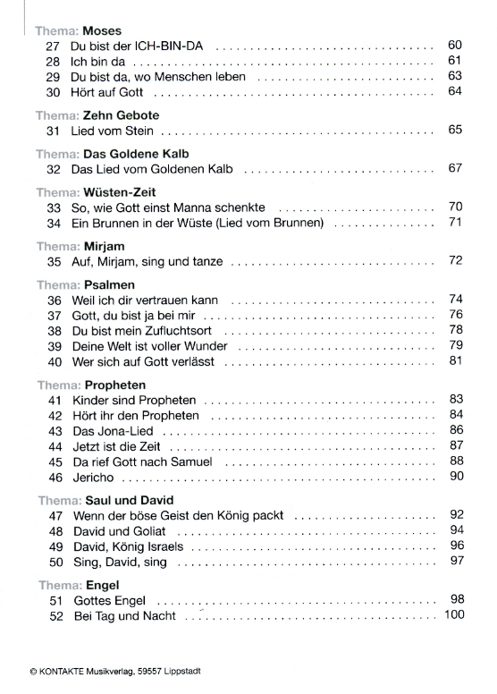 Bibelhits - 100 biblische Kinderlieder zum AT und NT