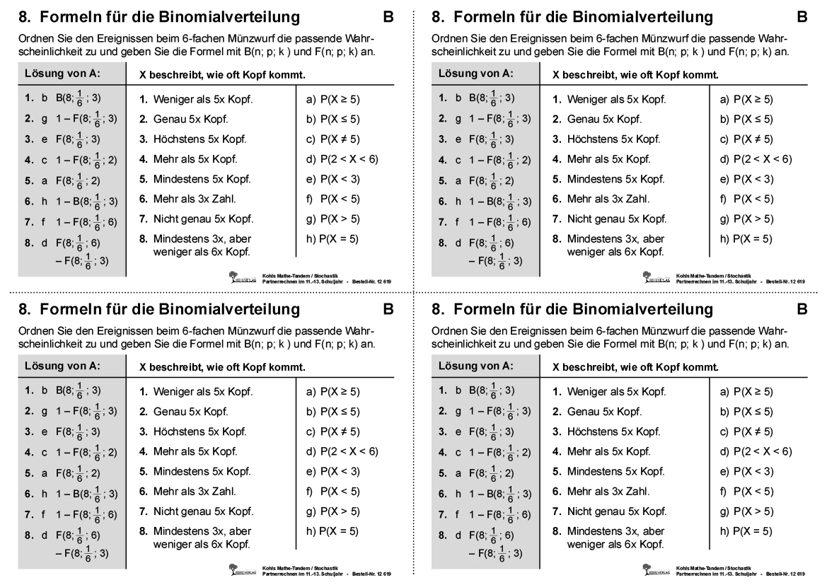 Kohls Mathe-Tandem / Stochastik