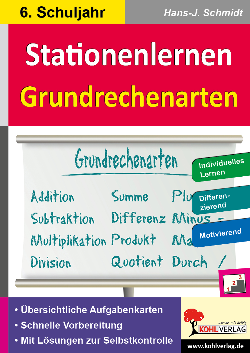Stationenlernen Grundrechenarten / Klasse 6 Stationenlernen Grundrechenarten / Klasse 6