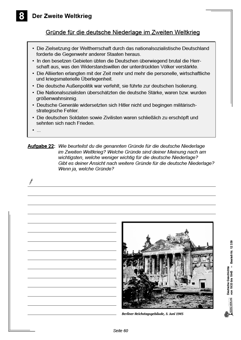 Deutsche Geschichte von 1933 bis 1945