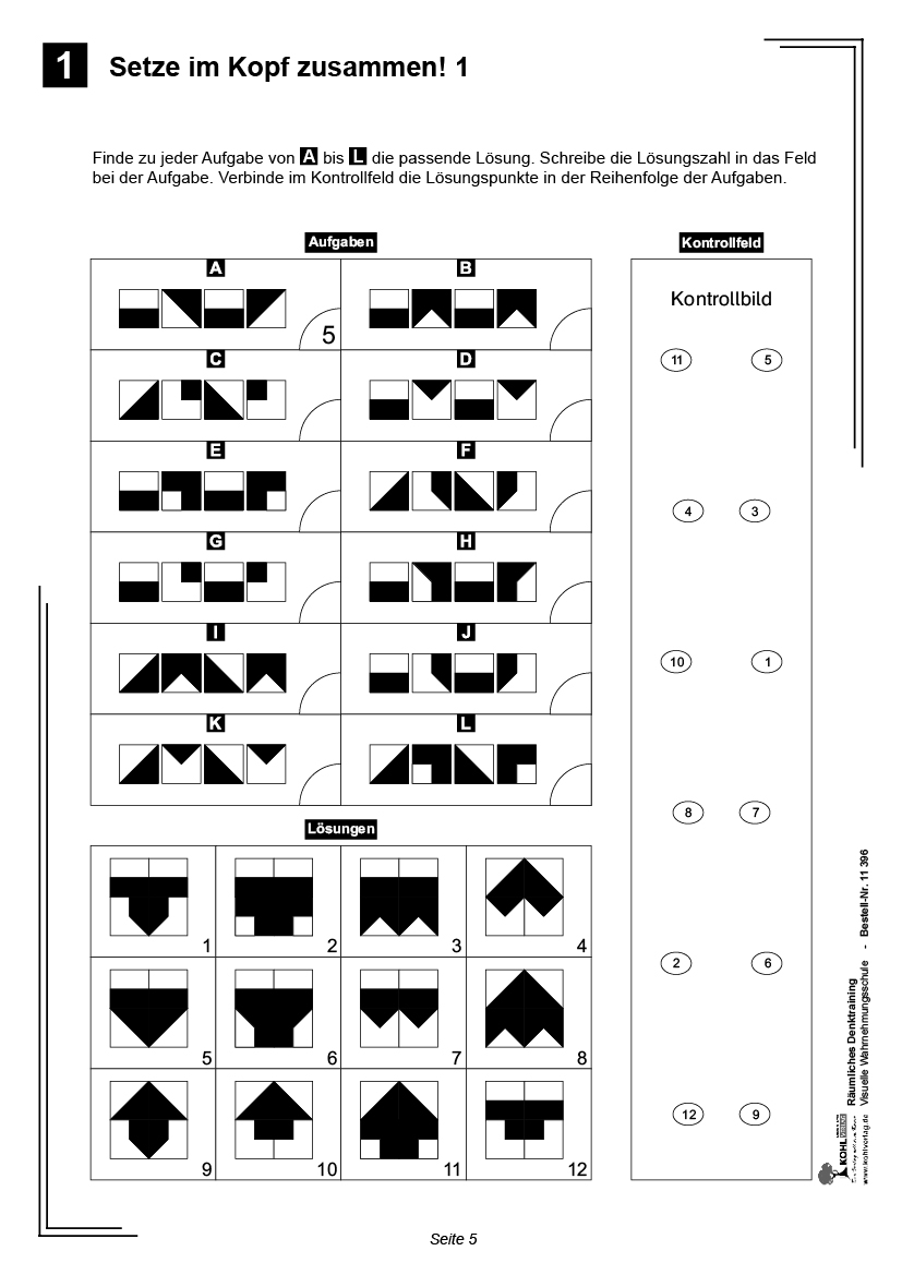 Räumliches Denktraining