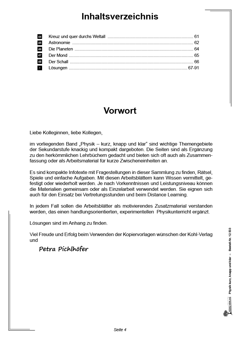 Physik - Kurz, knapp & klar!