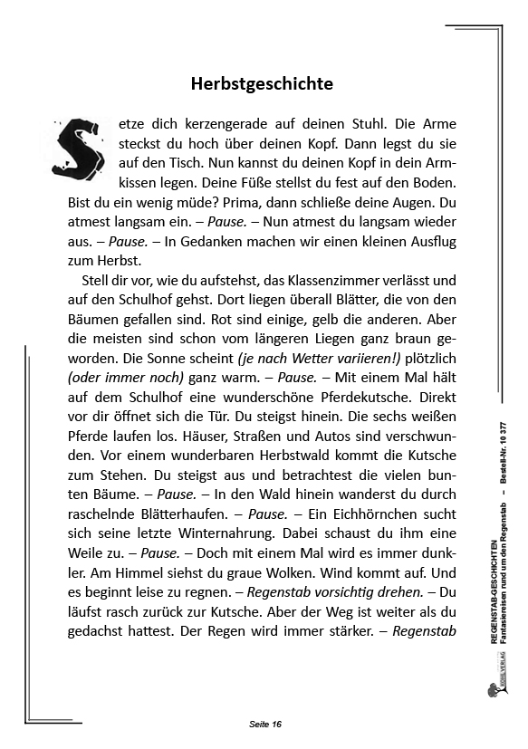 Regenstab-Geschichten