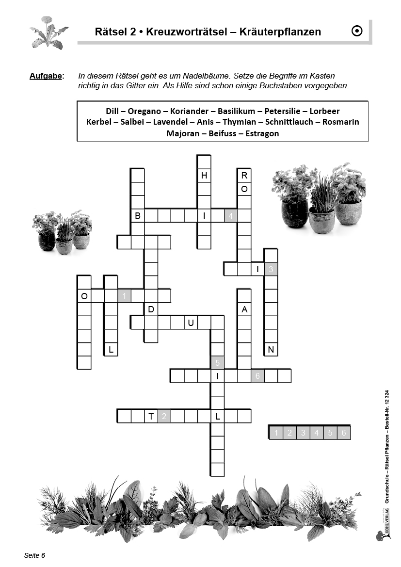 Rätsel Naturwissenschaften / Band 2: Pflanzen