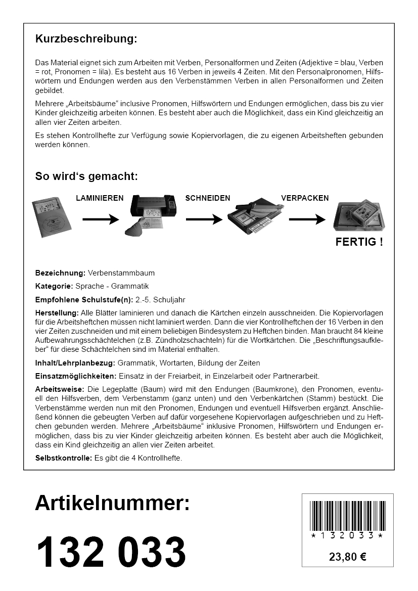 Verbenstammbaum Verbenstammbaum