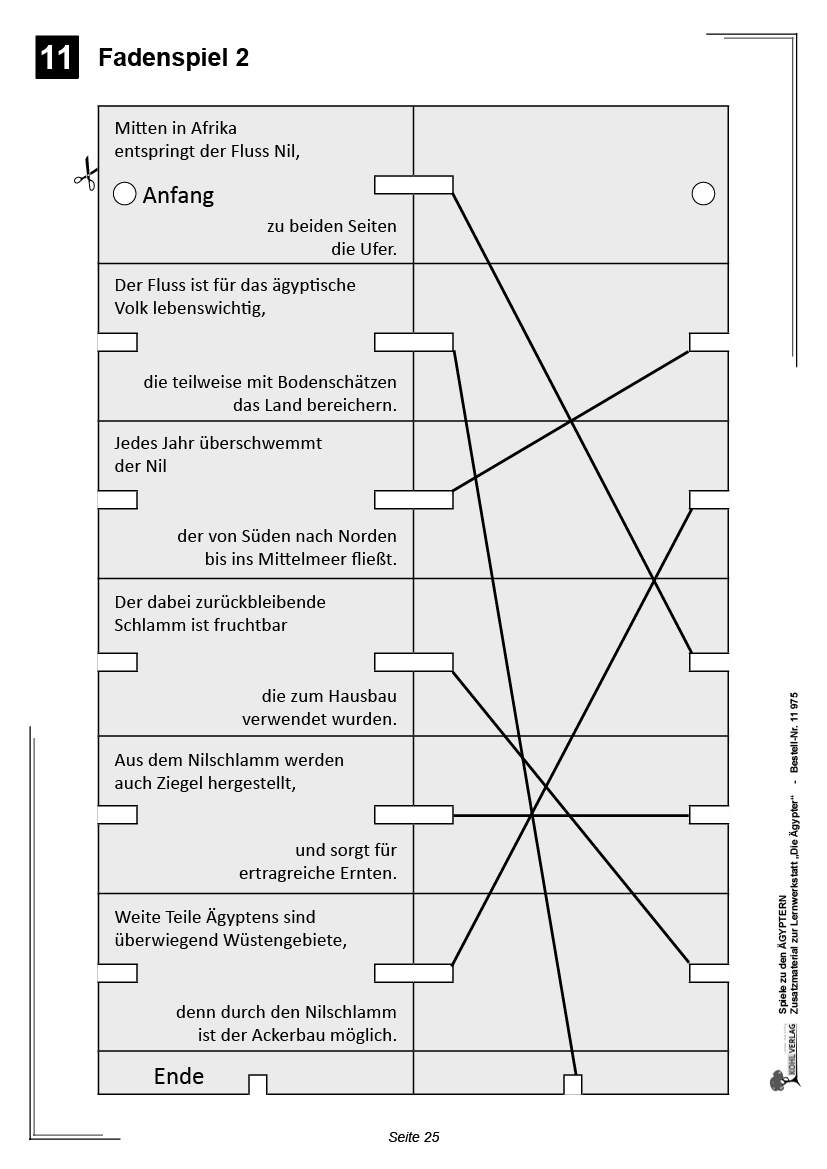 Spiele zu den Ägyptern