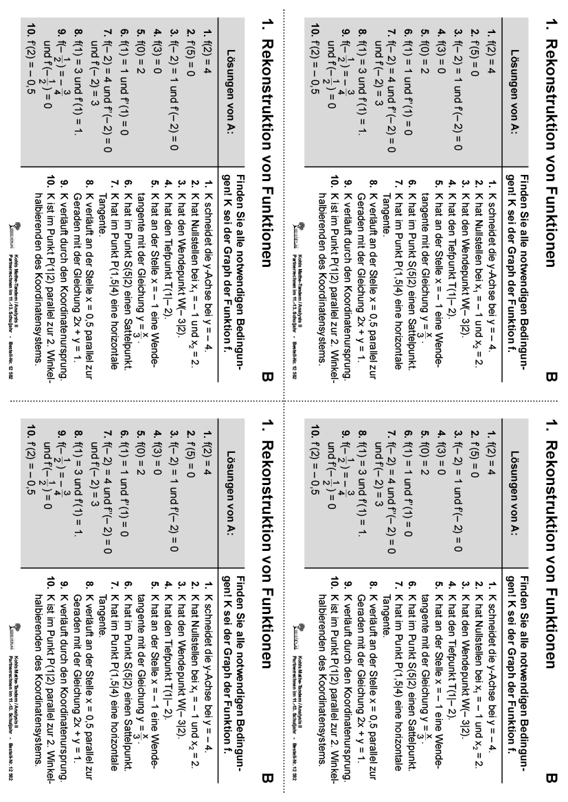 Kohls Mathe-Tandem / Analysis II