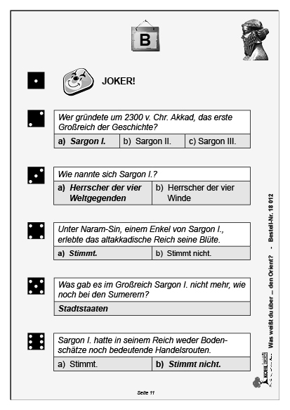 Was weißt du über ... den Orient?