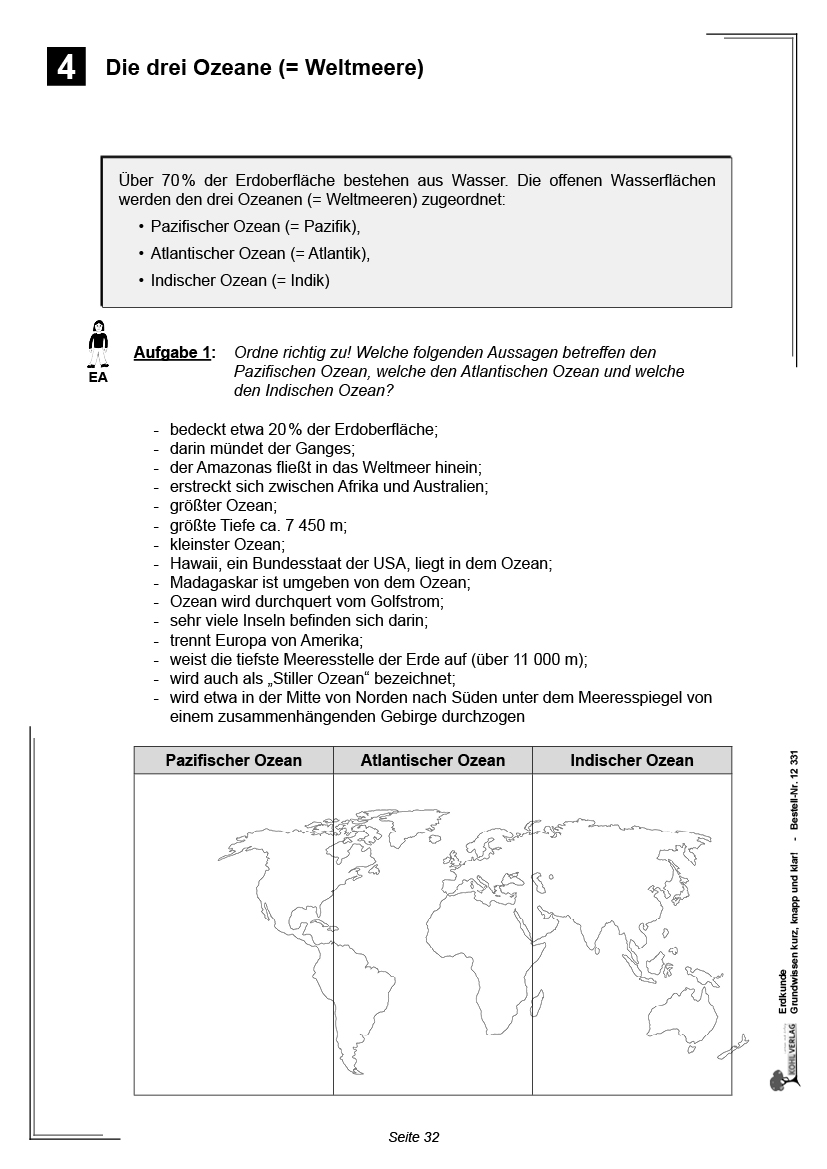 Erdkunde - Grundwissen kurz, knapp & klar!