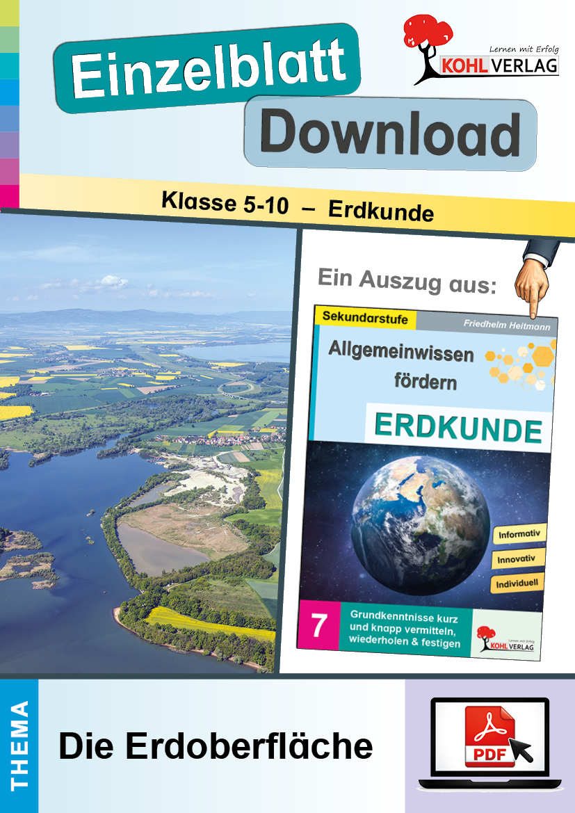 Allgemeinwissen fördern ERDKUNDE / Die Erdoberfläche