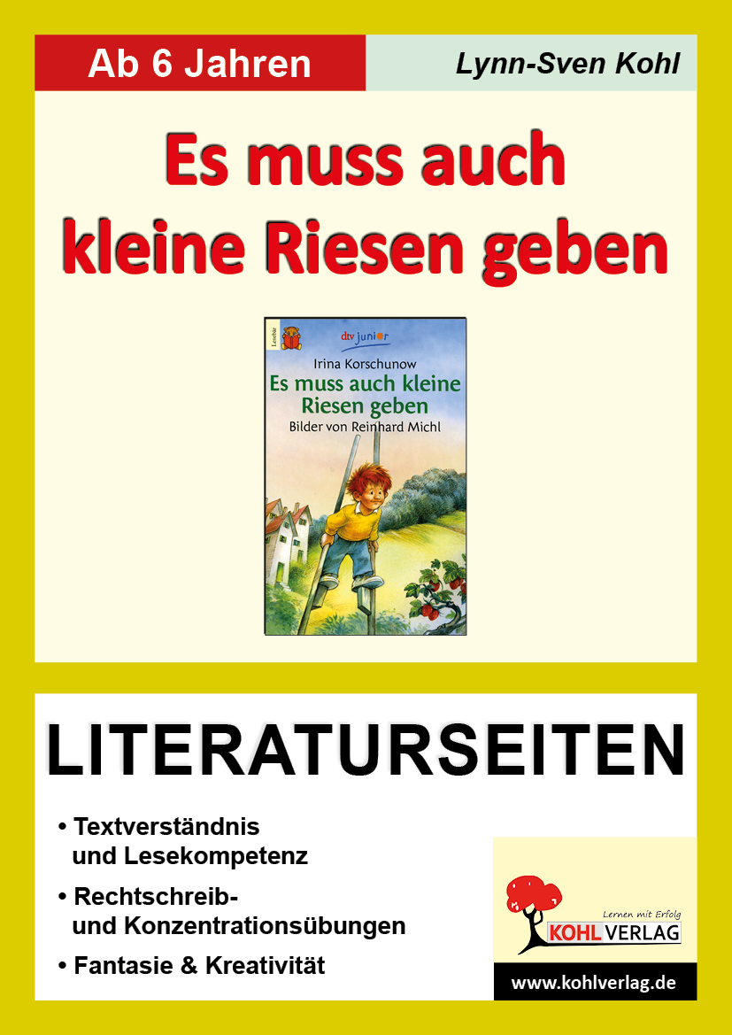 Es muss auch kleine Riesen geben - Literaturseiten Es muss auch kleine Riesen geben - Literaturseiten