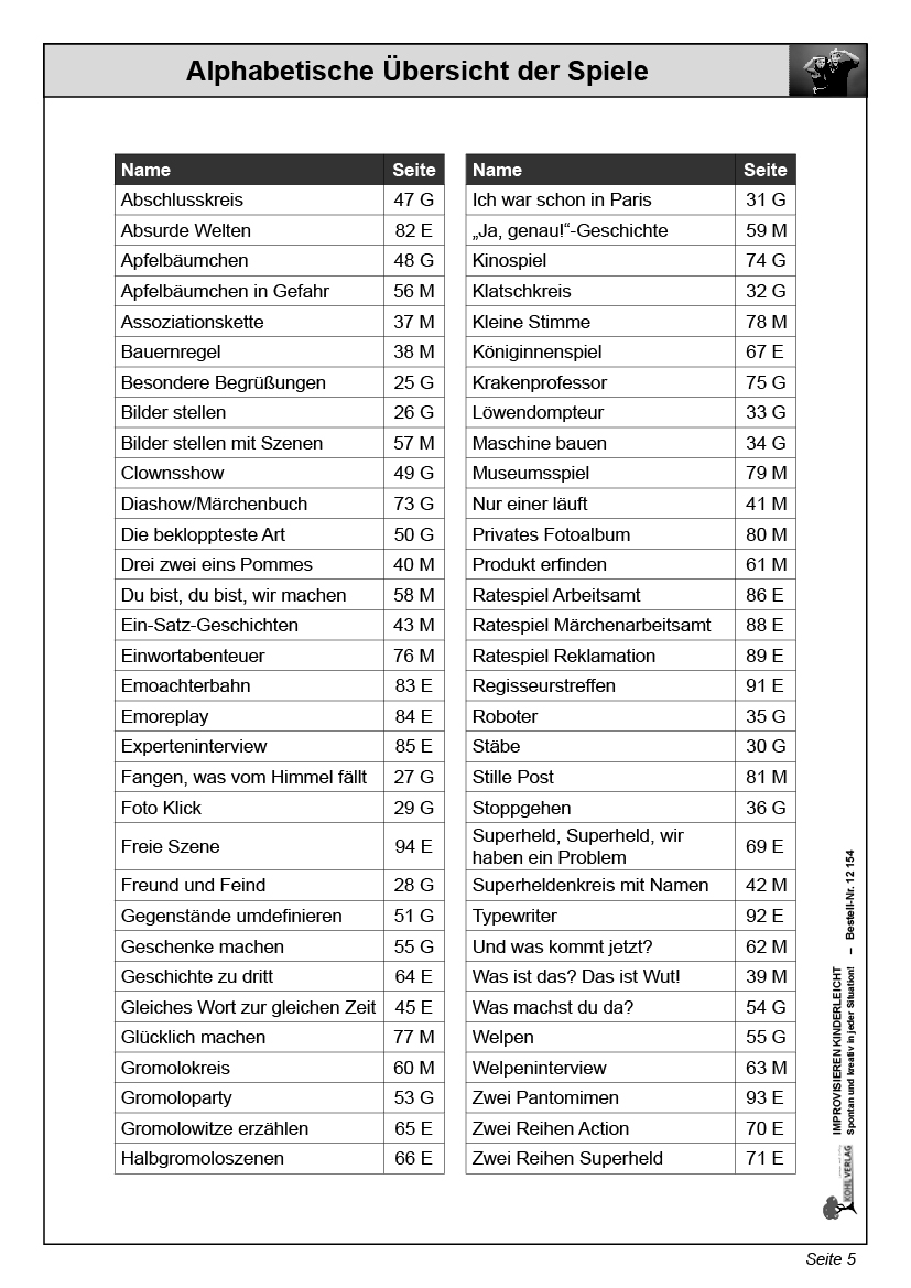 Improvisieren kinderleicht