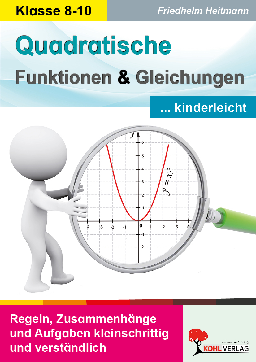 Quadratische Funktionen und Gleichungen kinderleicht