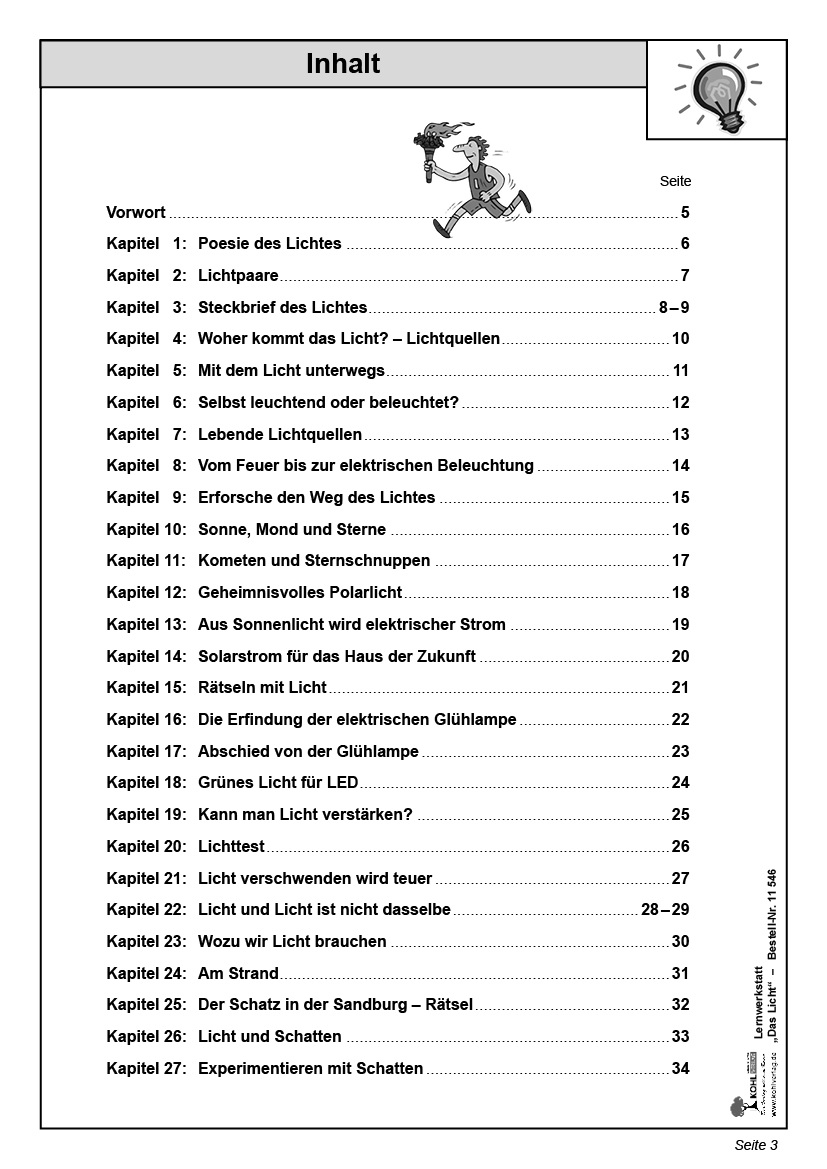 Lernwerkstatt Das Licht