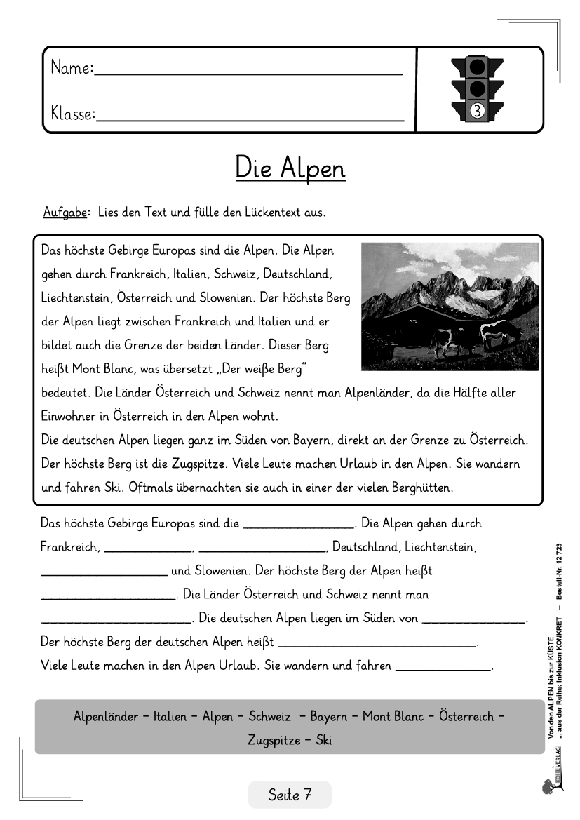 Von den Alpen bis zur Küste