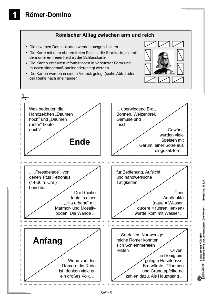 Spiele zu den Römern