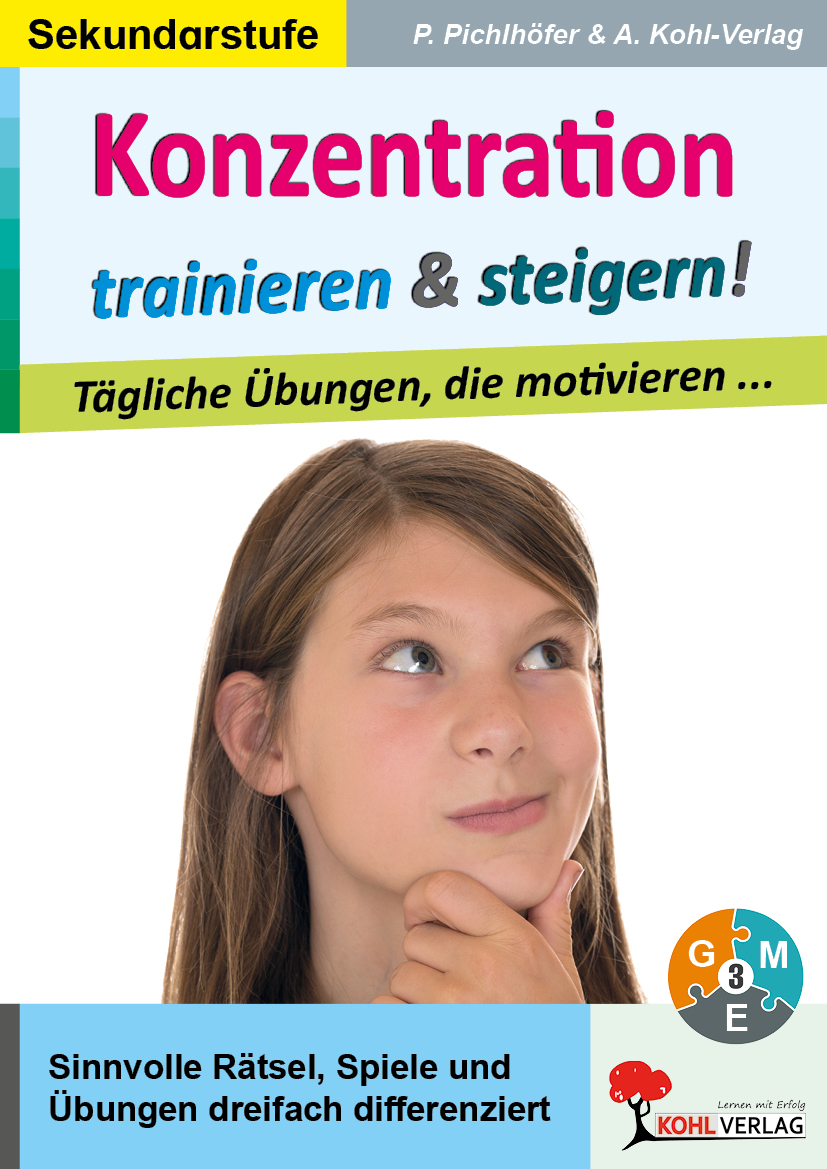 Konzentration trainieren und steigern!  /  Sekundarstufe Konzentration trainieren und steigern!  /  Sekundarstufe