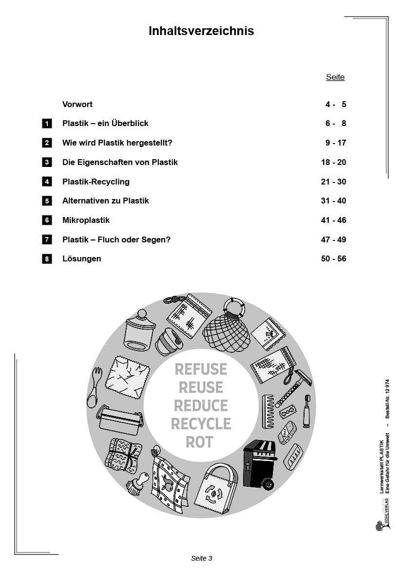 Lernwerkstatt Plastik - Eine Gefahr für die Umwelt Lernwerkstatt Plastik - Eine Gefahr für die Umwelt