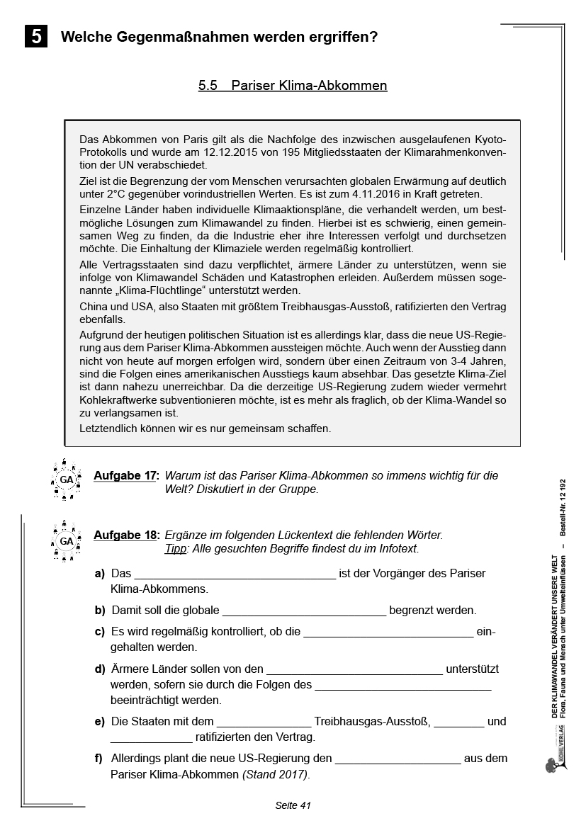 Der Klimawandel verändert unsere Welt