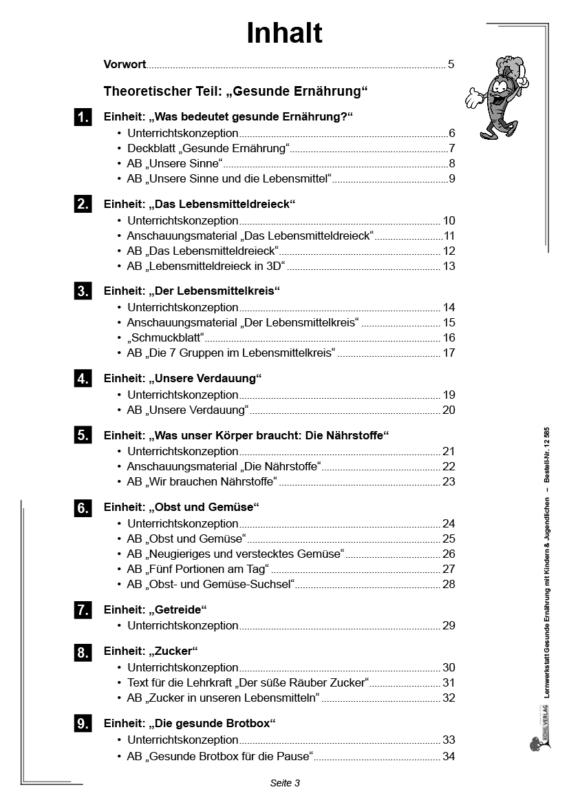 Lernwerkstatt Gesunde Ernährung mit Kindern & Jugendlichen