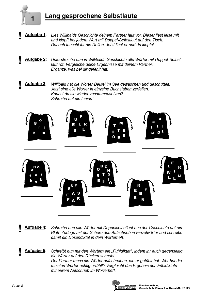 Rechtschreibung für die Grundschule / Klasse 4