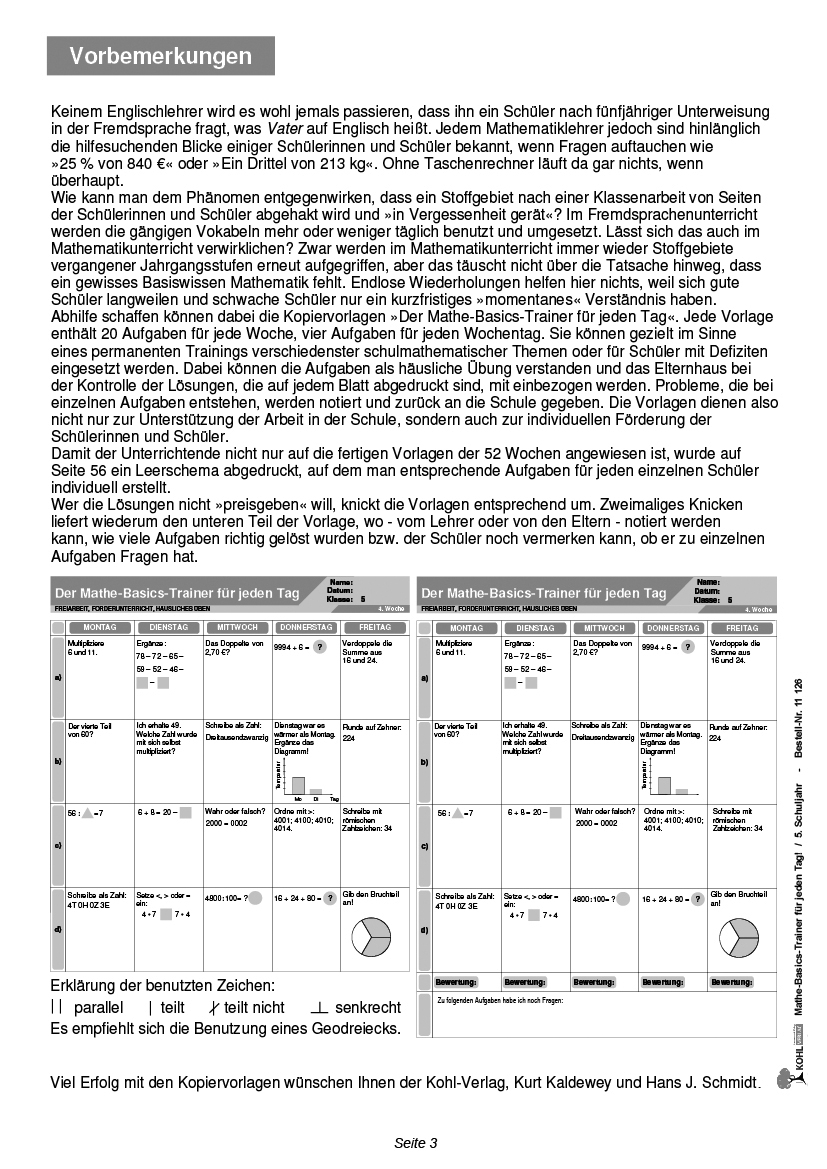 Mathe-Basics-Trainer / Klasse 5