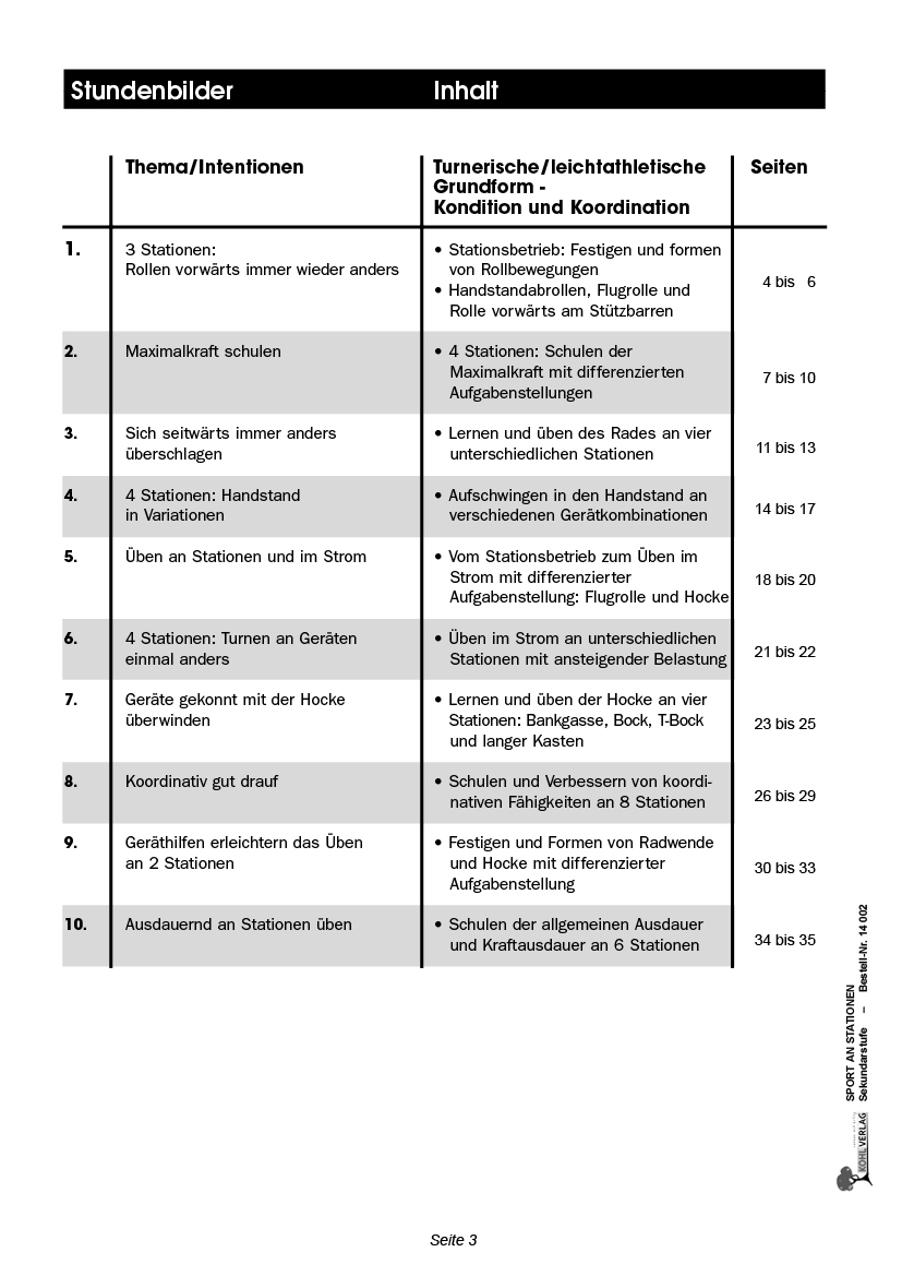 Sport an Stationen / Sekundarstufe