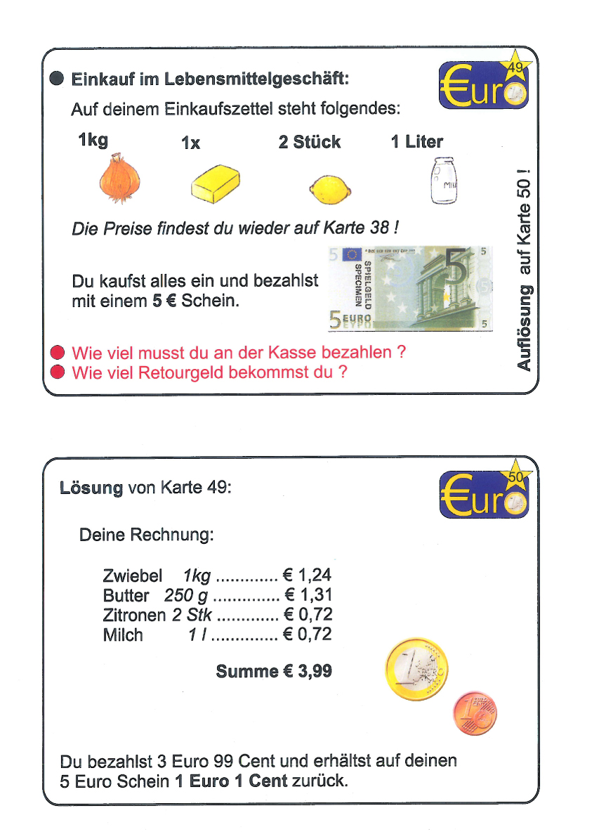 Rechnen mit Geld