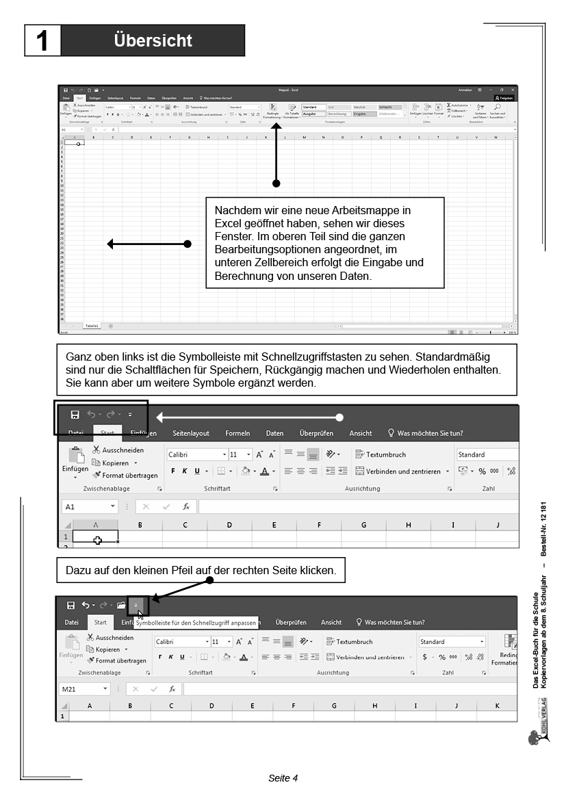 Das Excel-Buch für die Schule