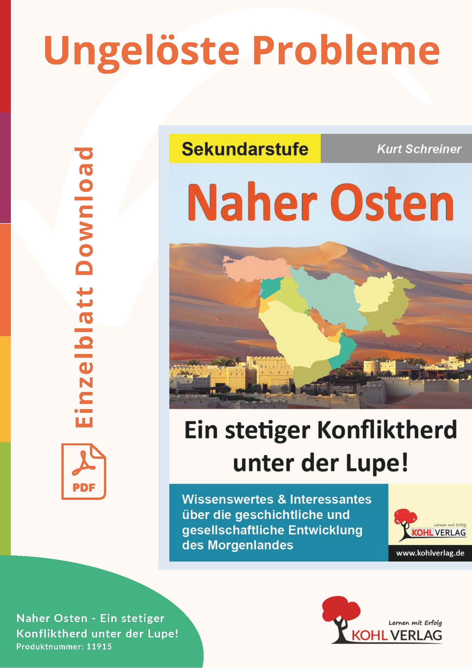 Naher Osten: Ungelöste Probleme