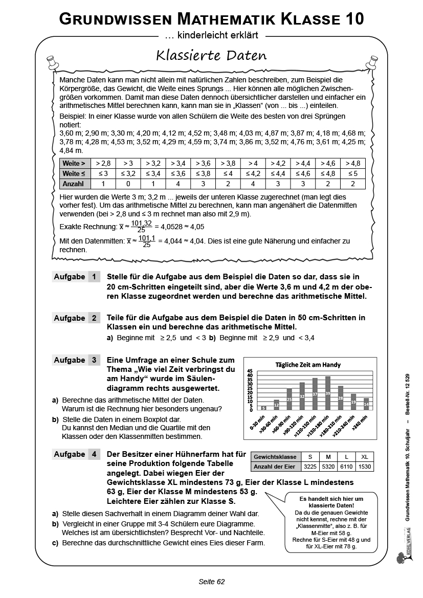 Grundwissen Mathematik / Klasse 10