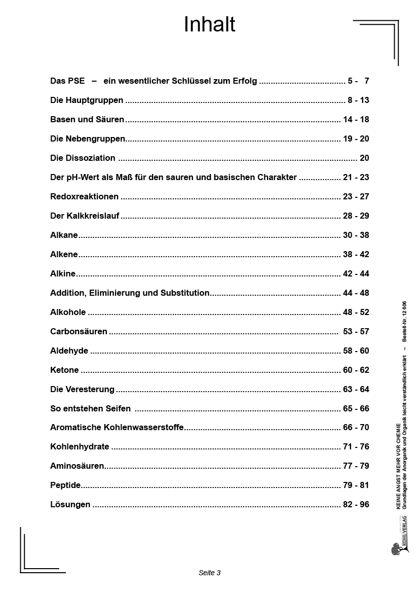 Keine Angst mehr vor Chemie