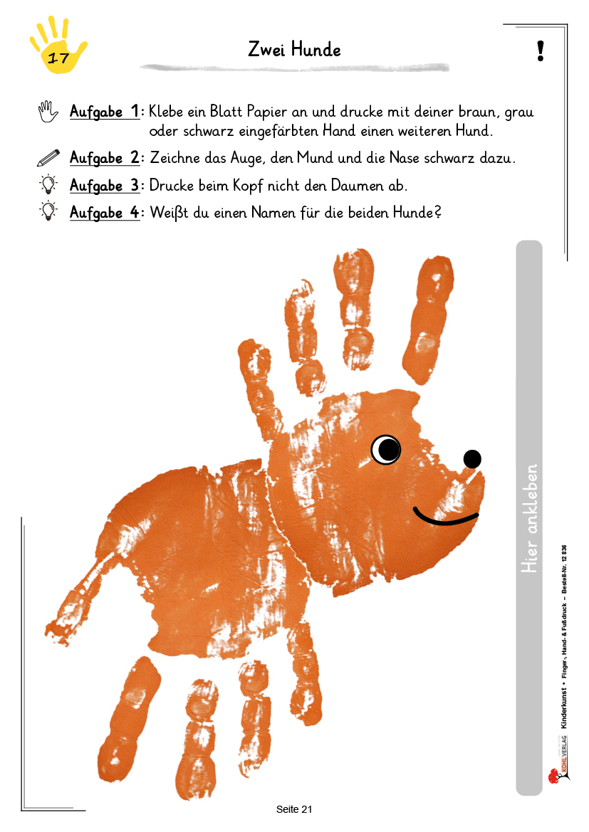 Kinderkunst / Band 1: Finger-, Hand- & Fußdruck