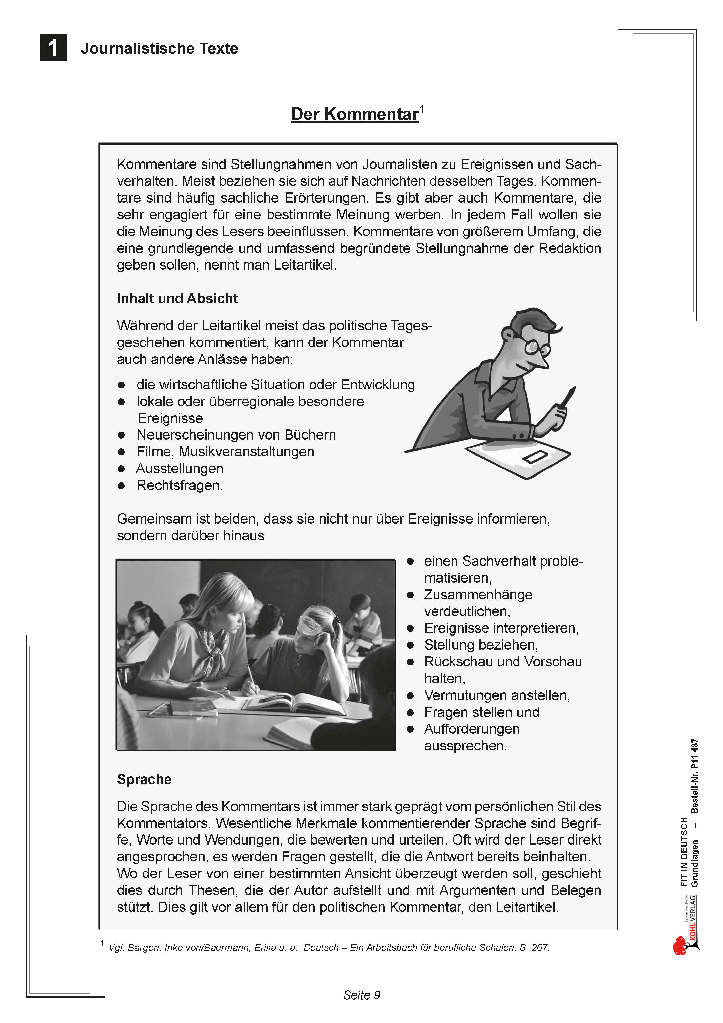 Fit in Deutsch - Grundlagen: Journalistische Texte Fit in Deutsch - Grundlagen: Journalistische Texte