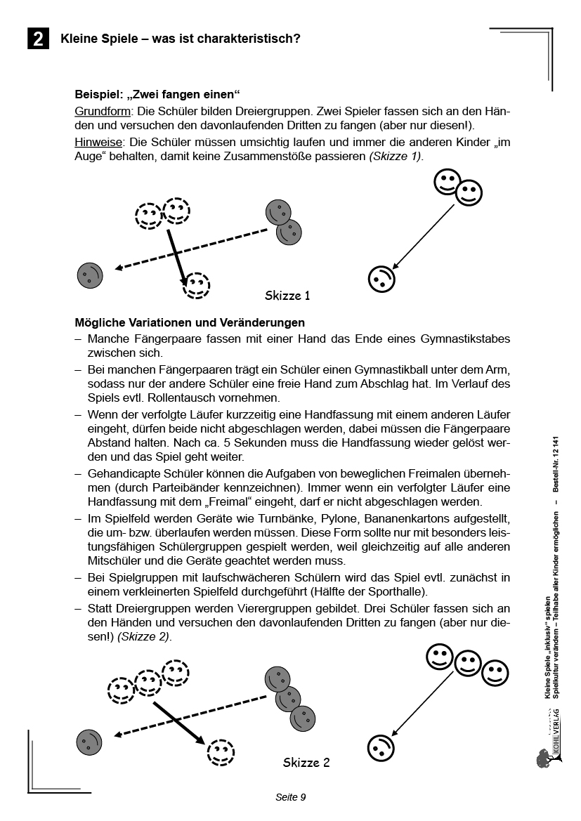 Kleine Spiele inklusiv spielen