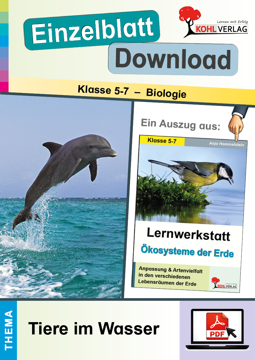 Lernwerkstatt Ökosysteme der Erde / Tiere im Wasser