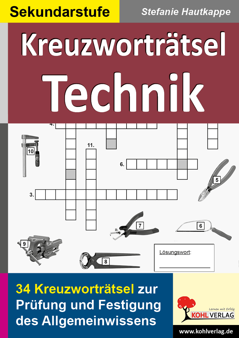 Kreuzworträtsel Technik Kreuzworträtsel Technik