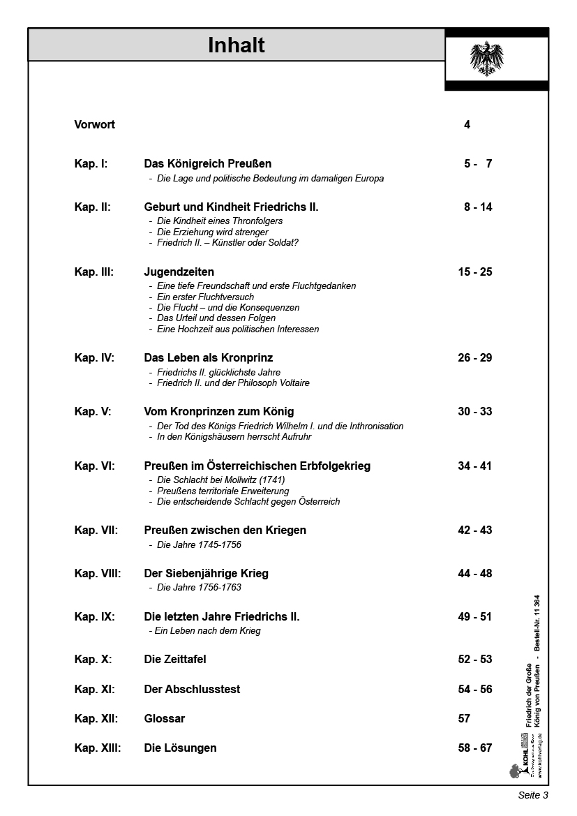 Lernwerkstatt Friedrich der Große Lernwerkstatt Friedrich der Große