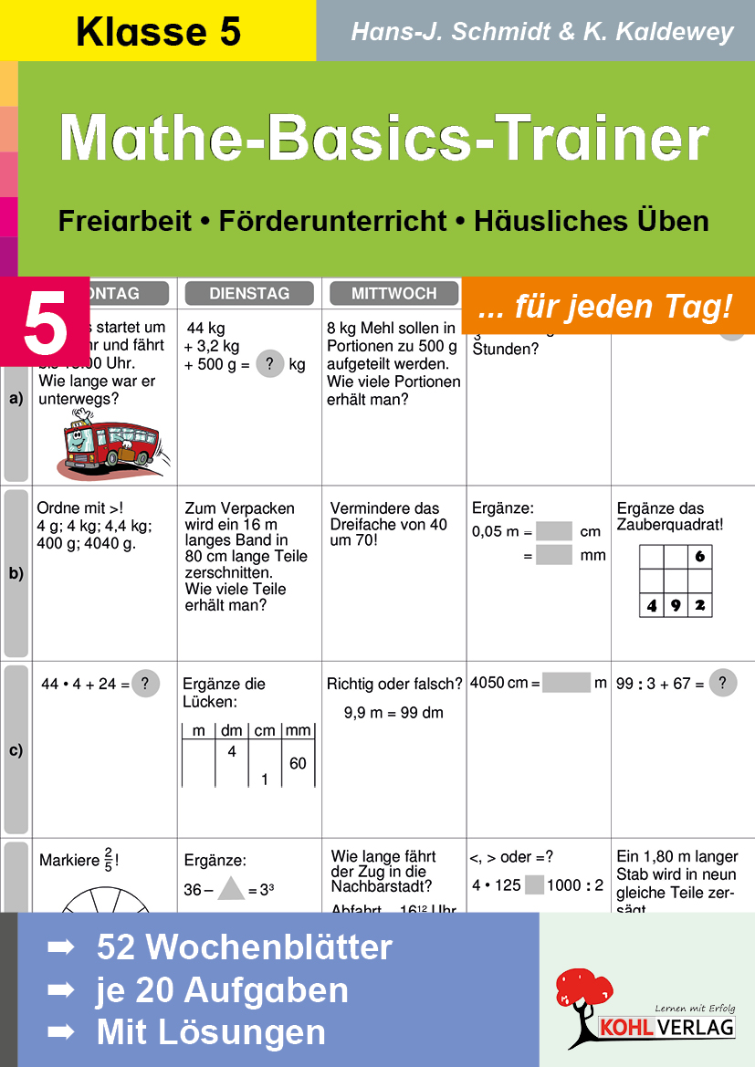 Mathe-Basics-Trainer / Klasse 5