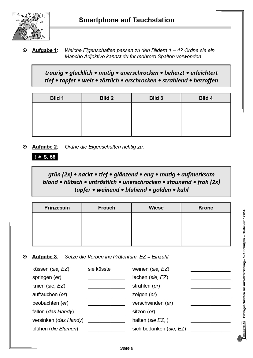 Bildergeschichten zur Aufsatzerziehung / Klasse 5-7