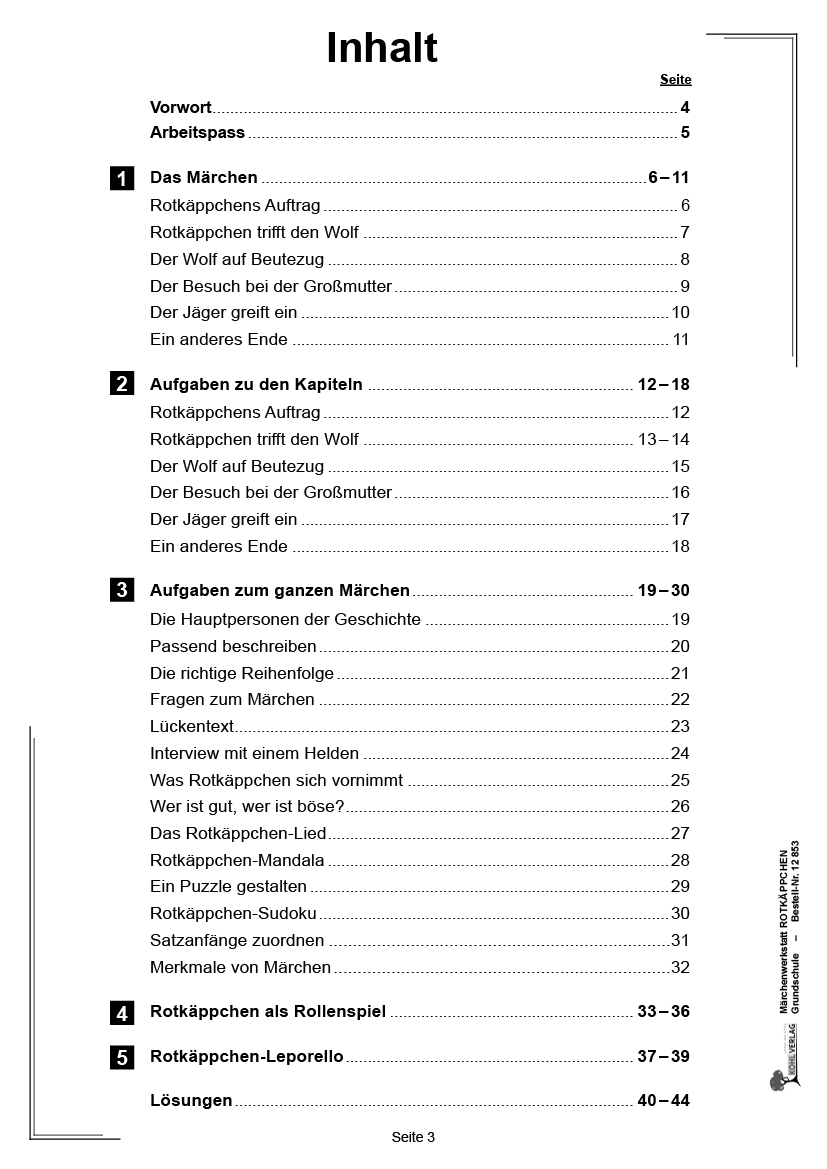 Märchenwerkstatt Rotkäppchen